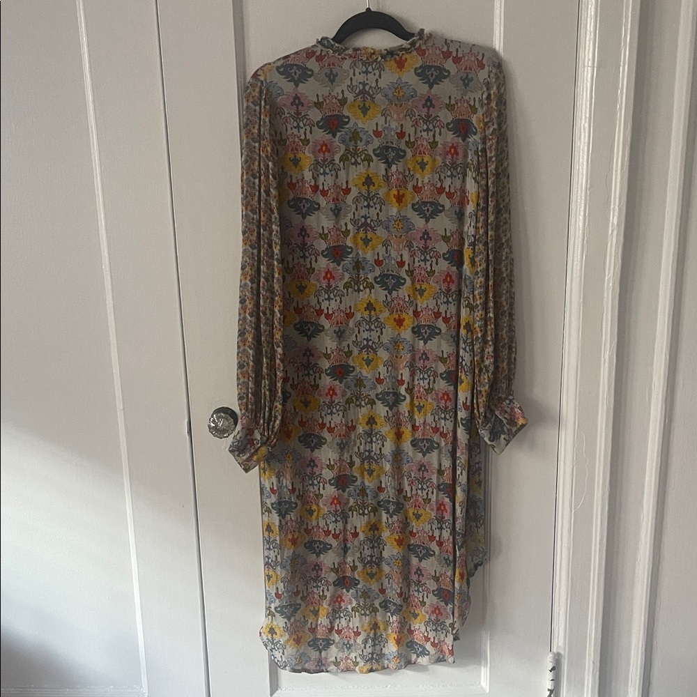 Anthropologie Multicolor Floral Long Blouse - Picture 3 of 11